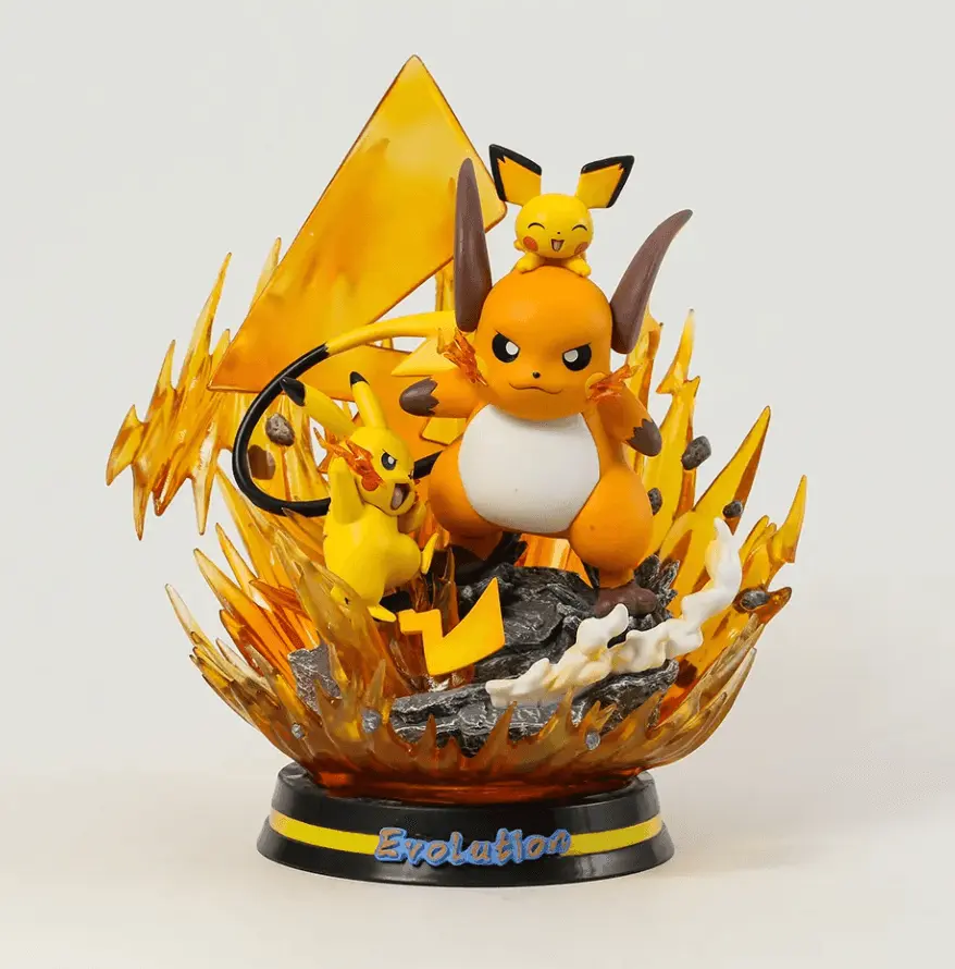 Figurine Pvc Pokémon Neuf Figurine Pokémon Raichu 24 Cm - Évolution, En Figurine Pvc Pokémon Neuf Figurine Pokémon Raichu 24 Cm - Évolution, En