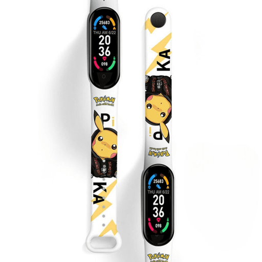 Montres Digitale LED Pokémon Pikachu Casual Blanc - Magasin Manga