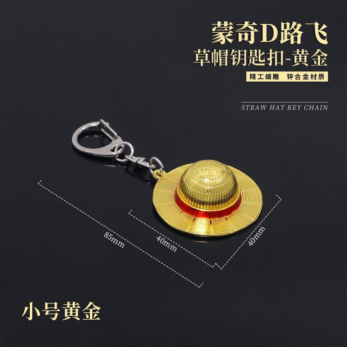 Porte-clés One Piece chapeau de paille - Magasin Manga