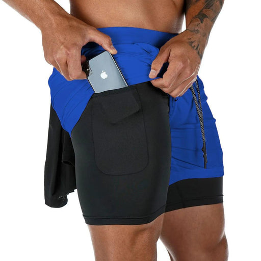 Short de Fitness de Compression - Berserk Bleu - Magasin Manga