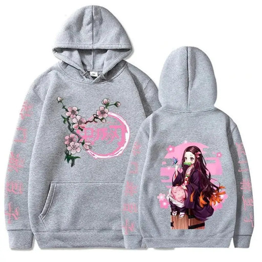 Sweat à Capuche Demon Slayer Nezuko - Unisexe - Pour Fans D'anime - Confortable Et Stylé - Taille XXS à 4XL - 6