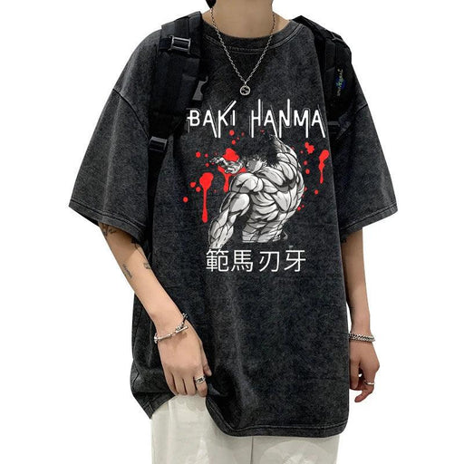 T-Shirt Baki - Hanma - Magasin Manga