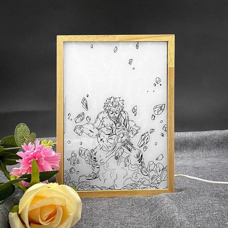 Veilleuse LED 3D Demon Slayer Zenitsu Agatsuma - Magasin Manga