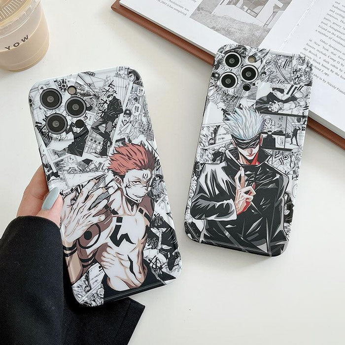 Coque iPhone Jujutsu Kaisen Gojo & Yuji - Magasin Manga