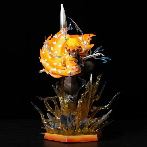 Figurine Demon Slayer Agatsuma Zenitsu Lumineuse Led - Magasin Manga