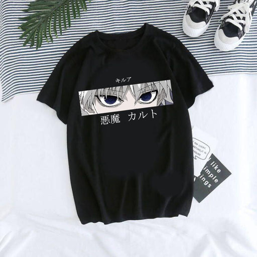 T-Shirt Imprimé Hunter X Hunter Kirua madness - Magasin Manga