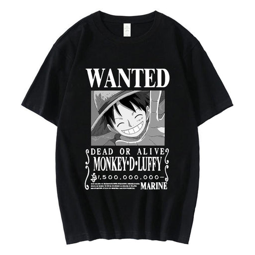 T-Shirt One Piece Monkey D. Luffy Wanted - Magasin Manga