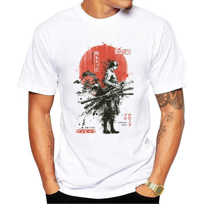 T-Shirt One Piece Samurai Roronoa Zoro - Magasin Manga